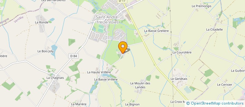 localisation de l'entreprise GAEC ROCHELAIT  MONTREVERD