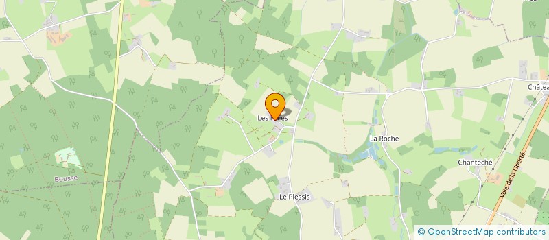 localisation de l'entreprise GAEC ROCHETEAU à CLERMONT-CREANS