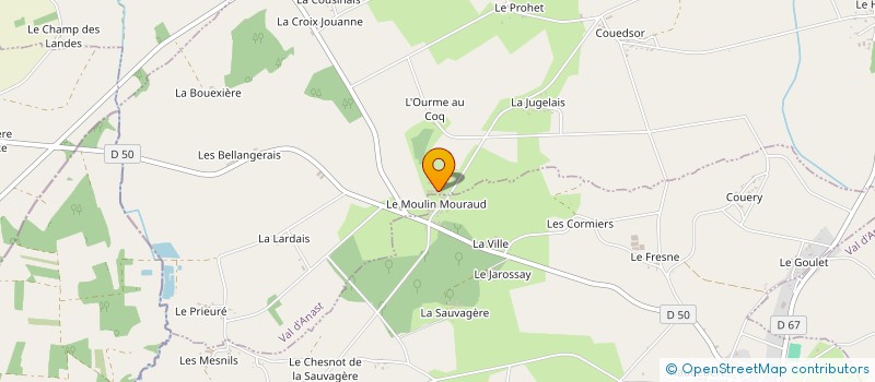 localisation de l'entreprise GAEC ROGER  SAINT-SEGLIN