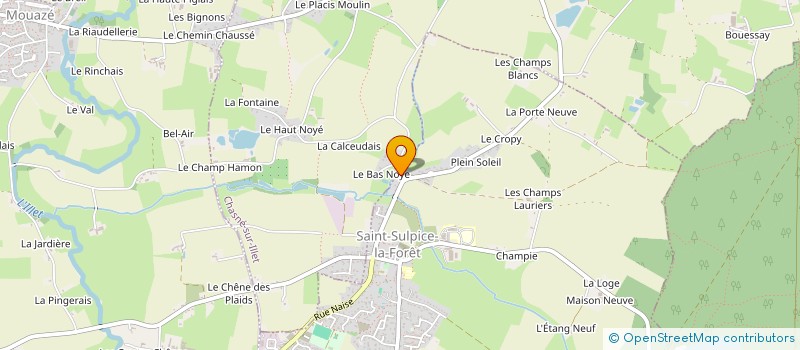 localisation de l'entreprise GAEC ROMENCE à SAINT-AUBIN-D AUBIGNE