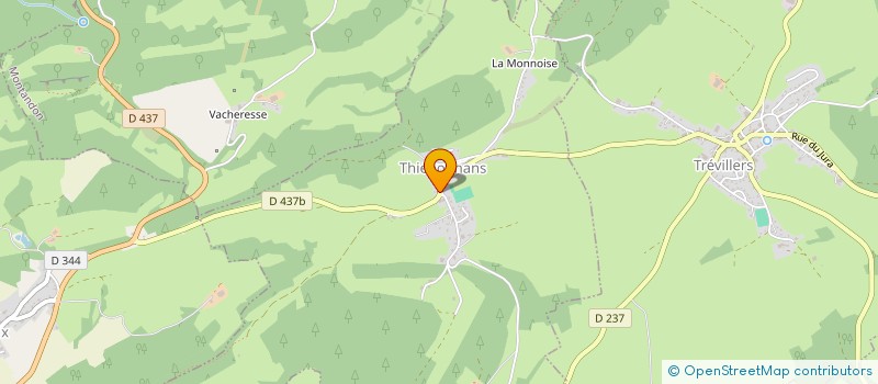 localisation de l'entreprise GAEC RONDOT CARINE ET CHRISTOPHE  LES PLAINS-ET-GRANDS-ESSARTS