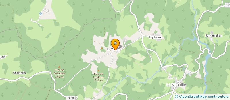 localisation de l'entreprise GAEC RONTEIX-VIALLE  LA NOUAILLE