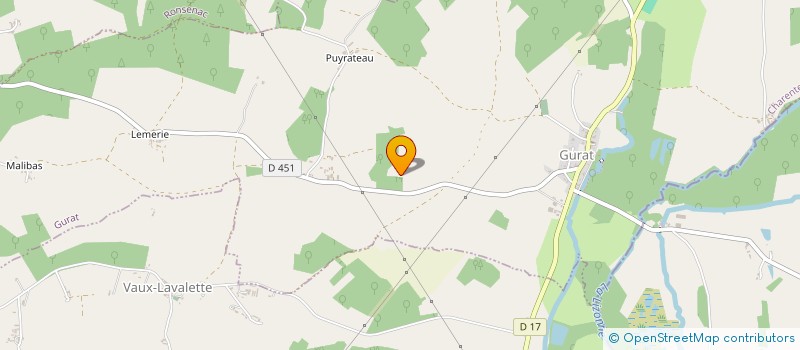 localisation de l'entreprise GAEC ROSE DES VENTS à GARDES-LE-PONTAROUX