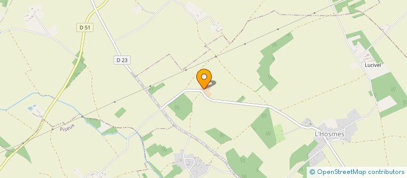 localisation de l'entreprise GAEC ROSSEL  L'HOSMES