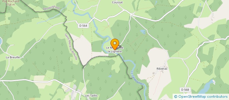 localisation de l'entreprise GAEC ROUGHEOL à PUY-SAINT-GULMIER