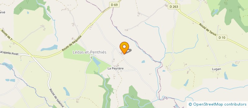 localisation de l'entreprise GAEC ROUQUETTE 81 FM  LEDAS-ET-PENTHIES