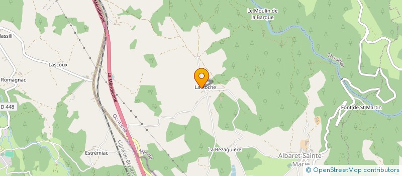 localisation de l'entreprise GAEC ROUSSILHE  PRUNIERES