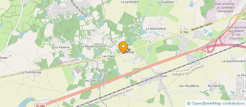 localisation de l'entreprise GAEC ROY  SAINT-MATHURIN