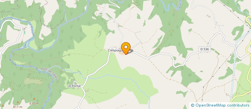 localisation de l'entreprise GAEC RUDELLE  PONT-DE-SALARS