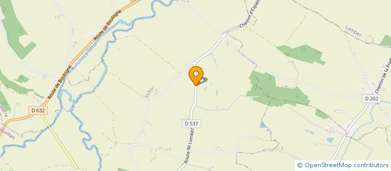 localisation de l'entreprise GAEC RUFFAT  ESPAON