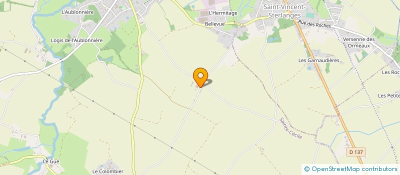 localisation de l'entreprise GAEC SACHOT à SAINTE-CECILE