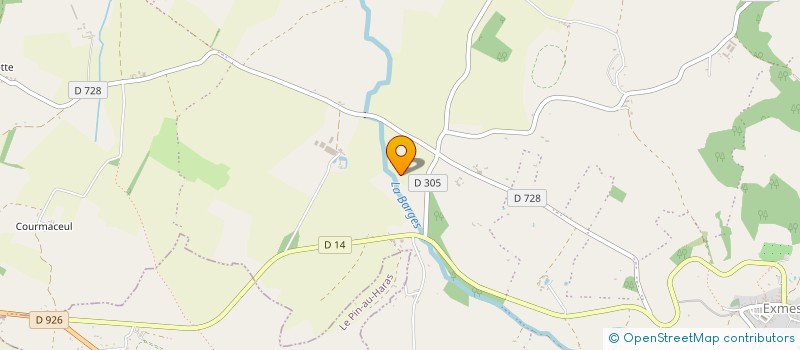 localisation de l'entreprise GAEC SAILLARD à GOUFFERN EN AUGE