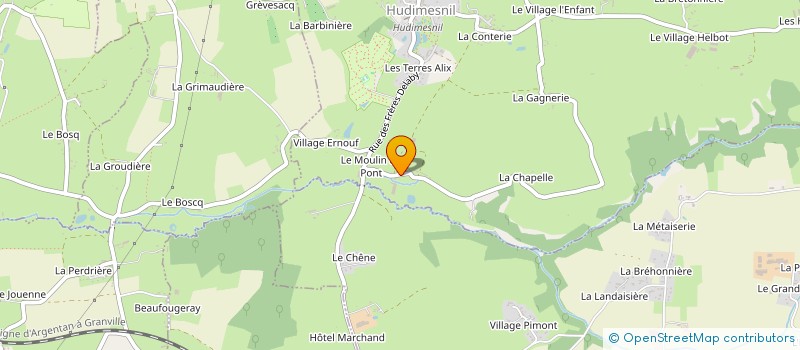 localisation de l'entreprise GAEC SAILLARD à HUDIMESNIL