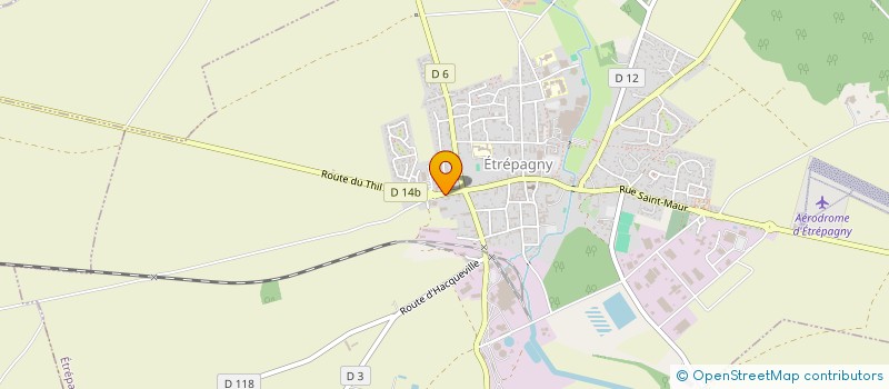 localisation de l'entreprise GAEC SAINT DENIS  ETREPAGNY