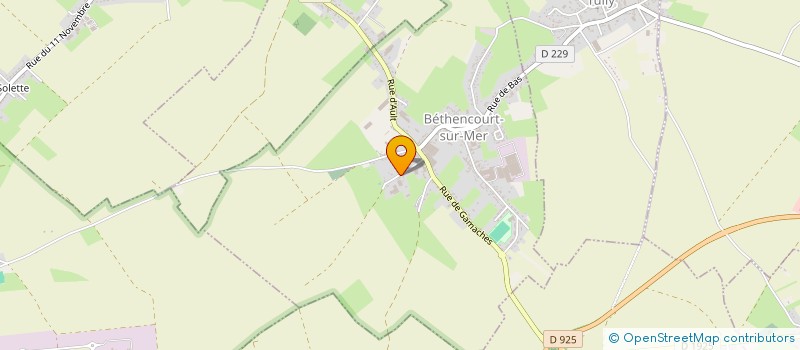 localisation de l'entreprise GAEC SAINT ETIENNE  BETHENCOURT-SUR-MER