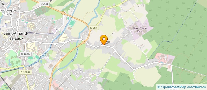 localisation de l'entreprise GAEC SAINT JEAN BAPTISTE  SAINT-AMAND-LES-EAUX