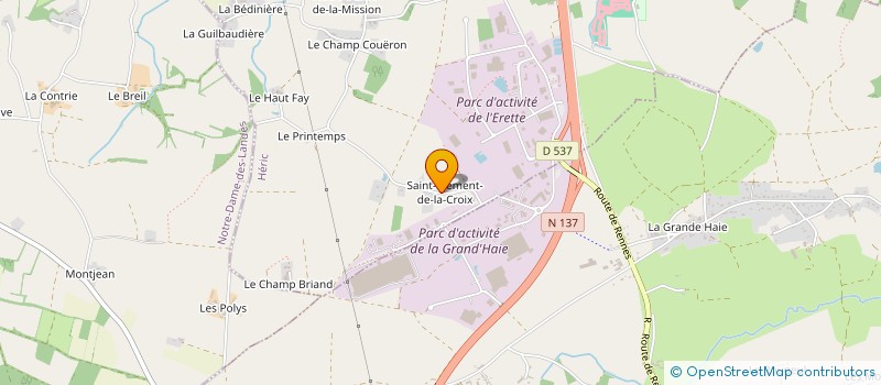 localisation de l'entreprise GAEC SAINT JEAN DES BOIS à HERIC