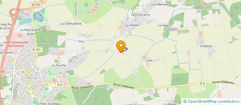 localisation de l'entreprise GAEC SAINT LAURENT à NOZAY