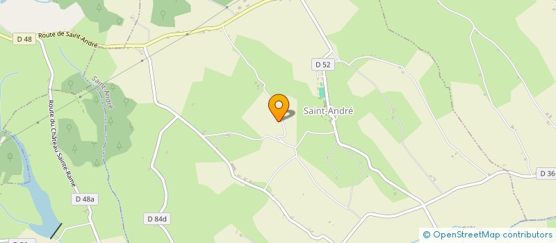 localisation de l'entreprise GAEC SAINT-LOUIS à SAINT-ANDRE