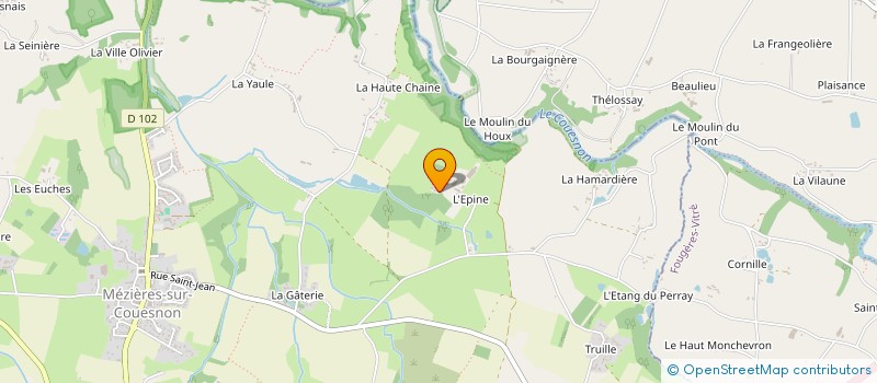 localisation de l'entreprise GAEC SAINT MARC à RIVES-DU-COUESNON