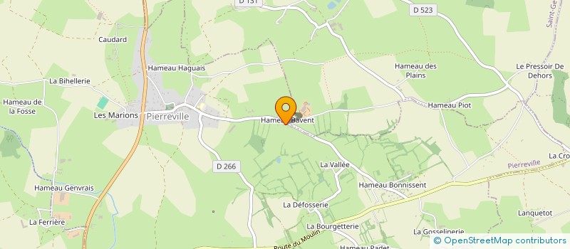 localisation de l'entreprise GAEC SAINT MARCOUF à PIERREVILLE