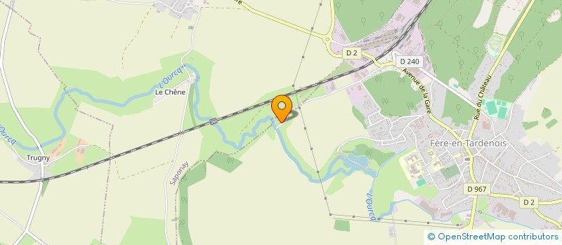 localisation de l'entreprise GAEC SAINT MARIE  RONCHERES