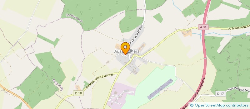 localisation de l'entreprise GAEC SAINT PIERRE  AUZAINVILLIERS