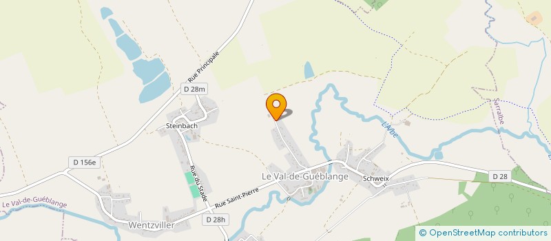localisation de l'entreprise GAEC SAINT SEBASTIEN à LE VAL-DE-GUEBLANGE