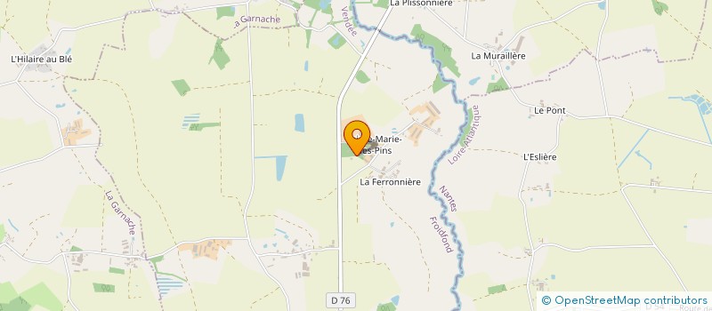 localisation de l'entreprise GAEC SAINTE MARIE DES PINS  FROIDFOND