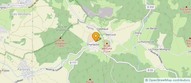 localisation de l'entreprise GAEC SAINTE VICTOIRE à PIGNOLS