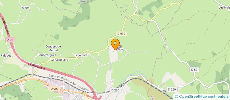 localisation de l'entreprise GAEC SALVAGNAC à NEUVEGLISE-SUR-TRUYERE