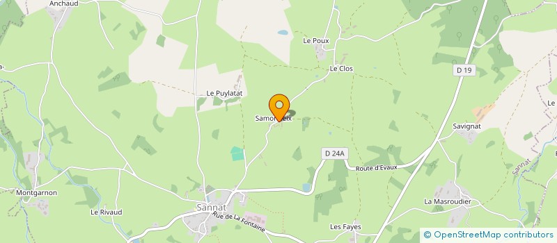 localisation de l'entreprise GAEC SAMONDEIX à SANNAT