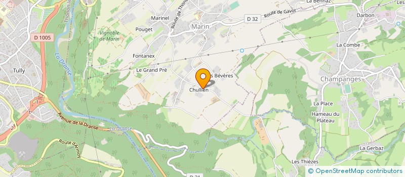 localisation de l'entreprise GAEC SAVOIE GASCOGNE à MARIN