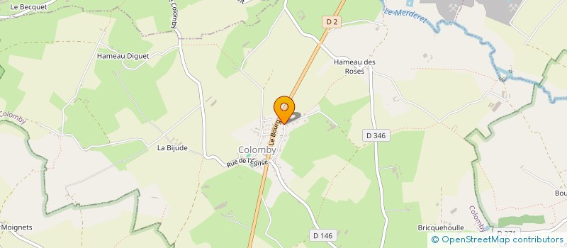 localisation de l'entreprise GAEC SC LELIEVRE à COLOMBY