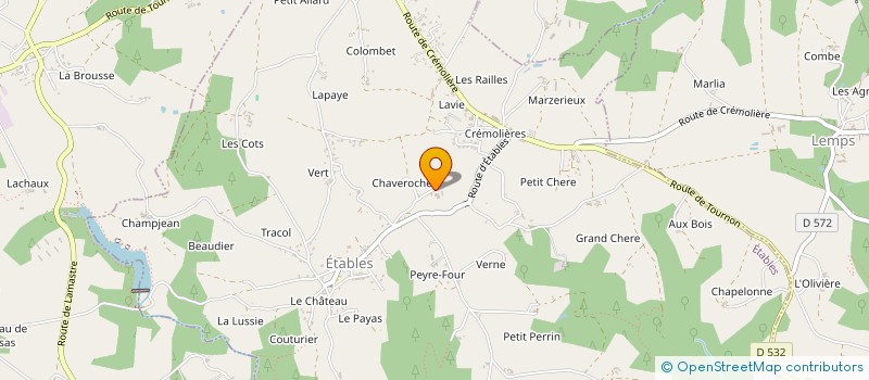 localisation de l'entreprise GAEC SEIGNOVERT à ETABLES