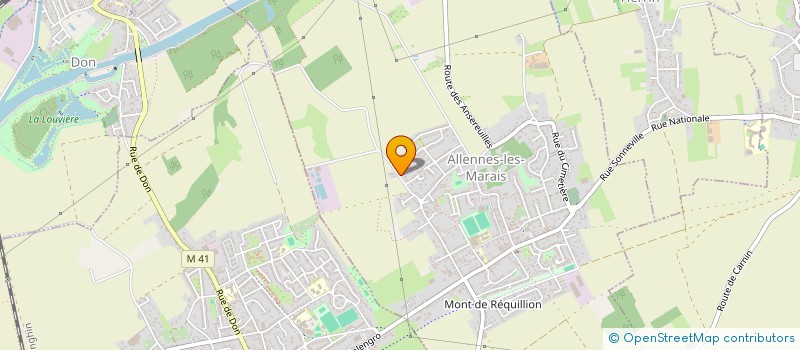 localisation de l'entreprise GAEC SELOSSE FRERES à ALLENNES-LES-MARAIS