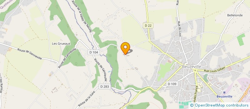 localisation de l'entreprise GAEC SEMENT à BEUZEVILLE