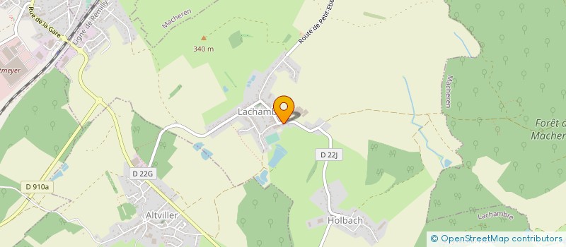 localisation de l'entreprise GAEC SENSER  LACHAMBRE