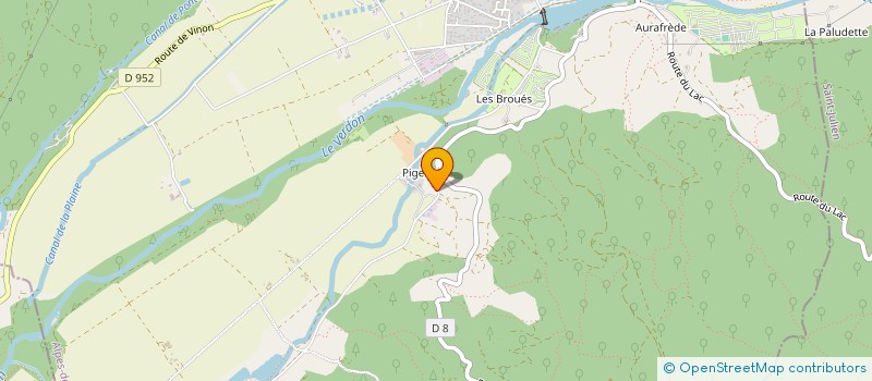 localisation de l'entreprise GAEC SENTEURS DES COLLINES  GREOUX-LES-BAINS