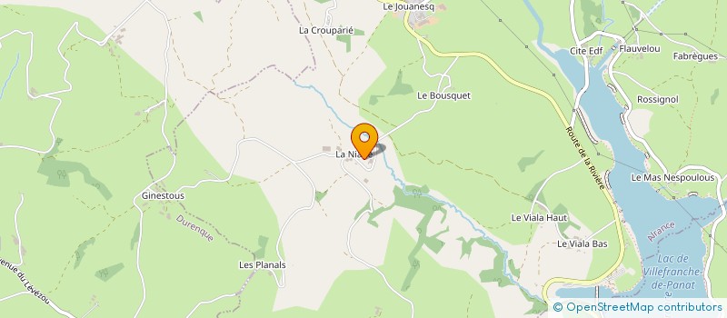 localisation de l'entreprise GAEC SERINIADE à ALRANCE