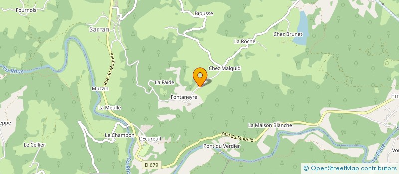 localisation de l'entreprise GAEC SERRE à CHAMPS-SUR-TARENTAINE-MARCHAL