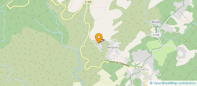 localisation de l'entreprise GAEC SERRES DE FERRUCCIO à PORTO-VECCHIO