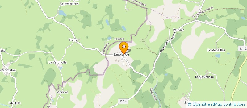 localisation de l'entreprise GAEC SEVERINE ET FREDERIC  SAINT-AVIT