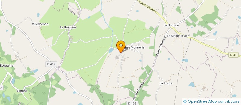 localisation de l'entreprise GAEC SIAUDEAU  SAINT-AUVENT