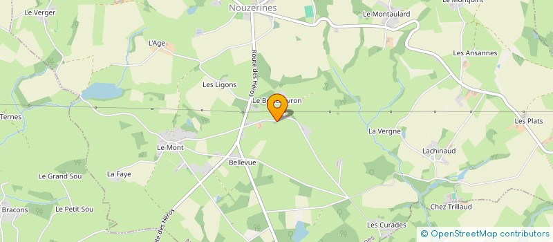 localisation de l'entreprise GAEC SICARD à NOUZERINES