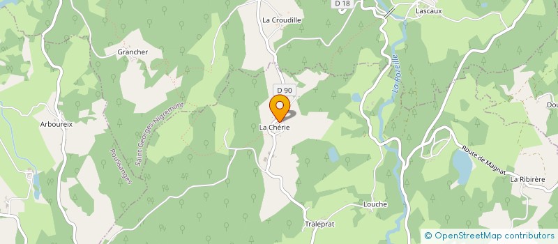localisation de l'entreprise GAEC SIMONET à MAGNAT-L'ETRANGE
