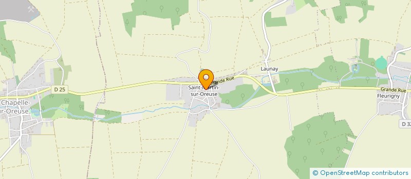 localisation de l'entreprise GAEC SIMONNET  THORIGNY SUR OREUSE