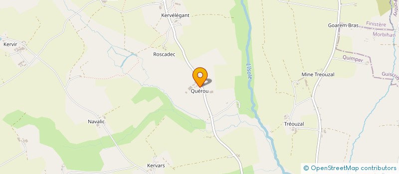 localisation de l'entreprise GAEC SINQUIN-QUEROU  SCAER
