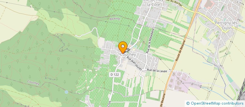 localisation de l'entreprise GAEC SIRUGUE PERE ET FILS  COUCHEY