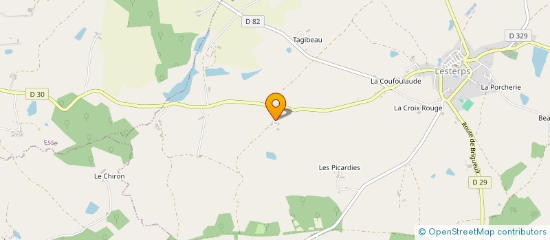 localisation de l'entreprise GAEC SMEATON à LESTERPS